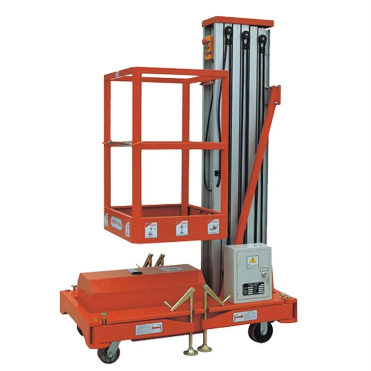 Алуминијумска вертикална јарболна дизала за рад из ваздуха