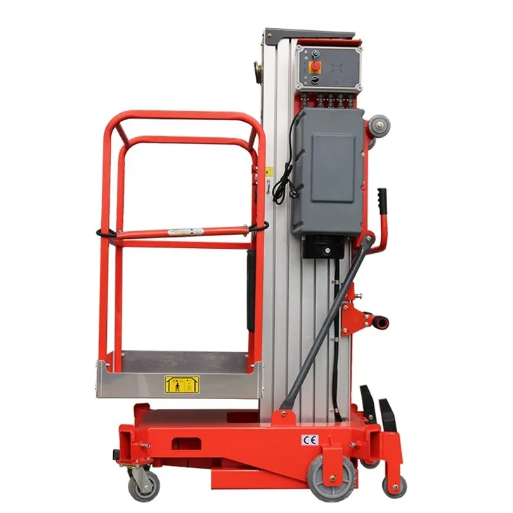 Vertical Mast Lifts - Safer Drivable Single Man Lift